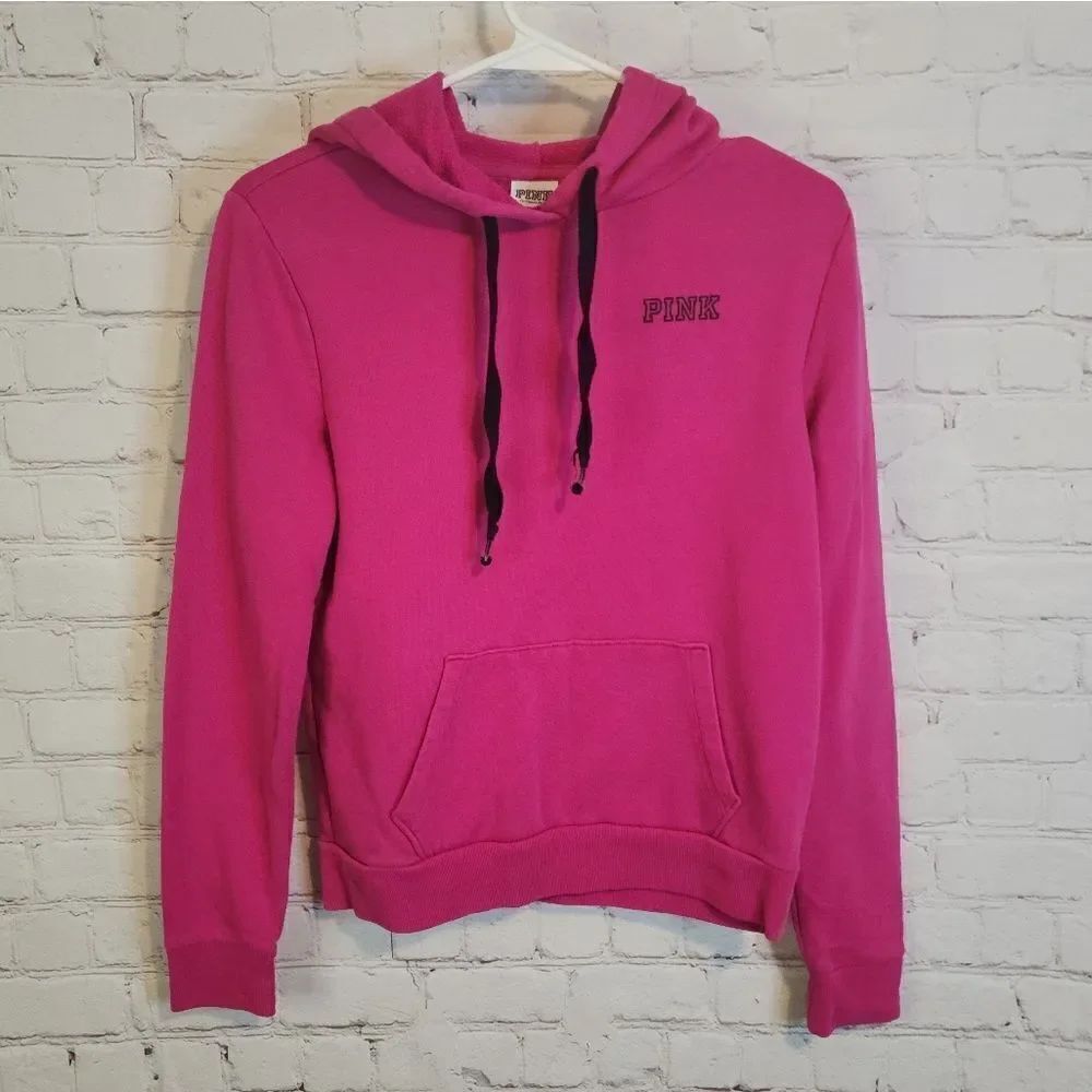 Women's PINK sweatshirt hoodie, size XS